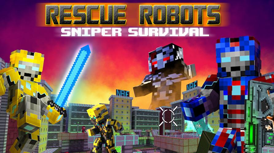 Rescue Robots Sniper Survival 螢幕截圖 0