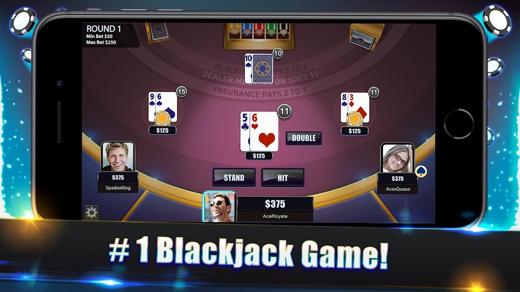 Schermata Blackjack Legends: 21 Online Multiplayer Casino 0