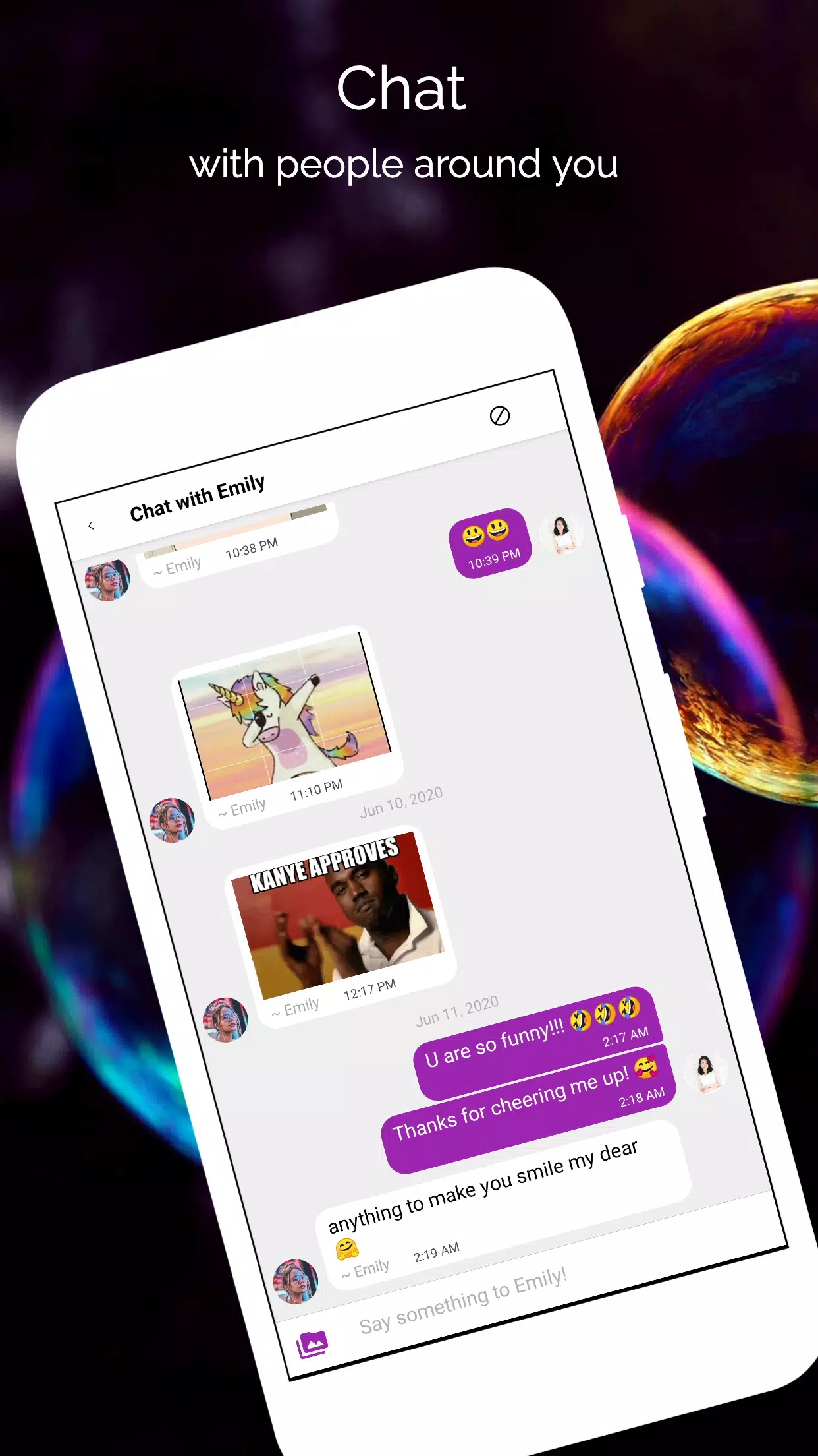 Holler Away: Mingle & Engage w ဖန်သားပြင်ဓာတ်ပုံ 3