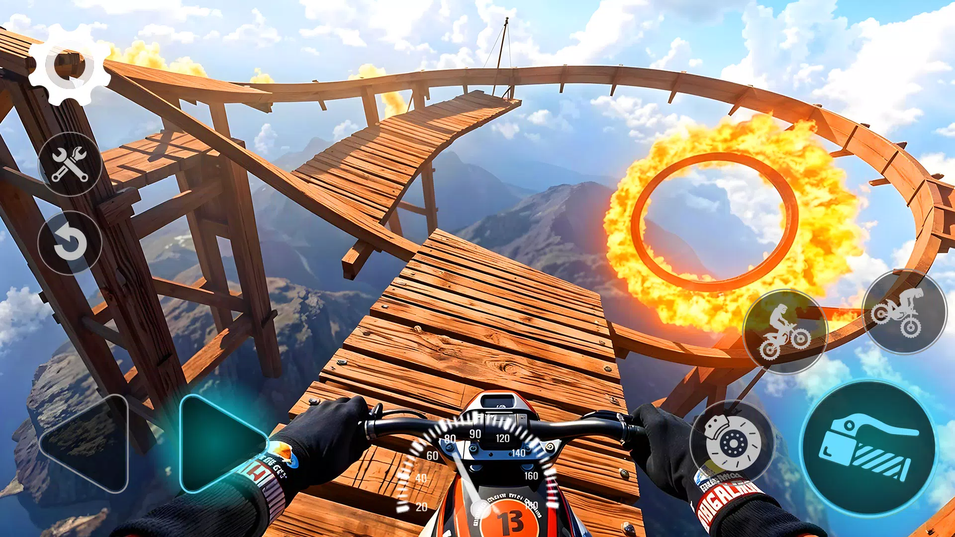 Stunt Bike Racing Challenge 3D スクリーンショット 0