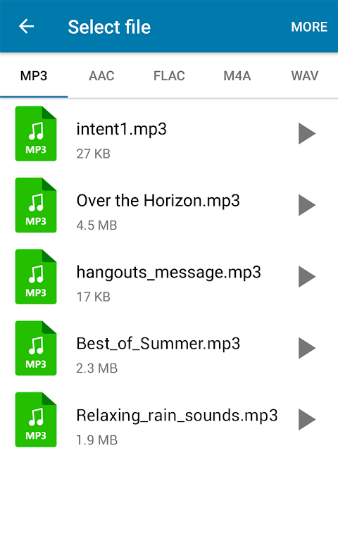 Conversor MP3 Archivos Musica Screenshot 0