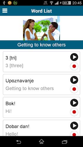 Learn Croatian - 50 languages 螢幕截圖 3