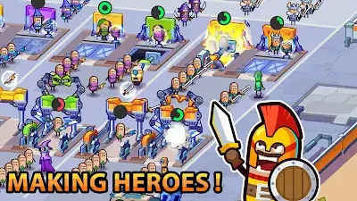 Hero Making Tycoon Ảnh chụp màn hình 2