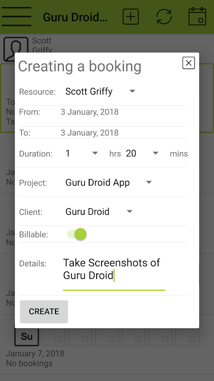 Guru Droid स्क्रीनशॉट 2