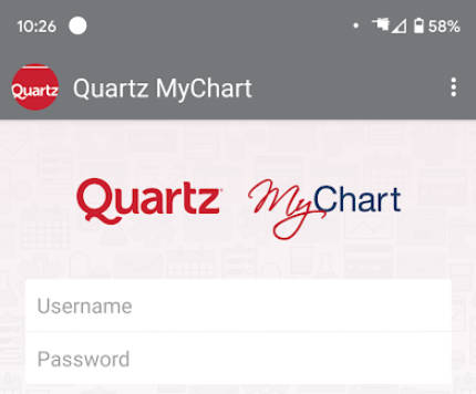 Quartz MyChart ဖန်သားပြင်ဓာတ်ပုံ 0
