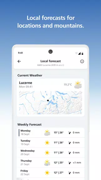MeteoSwiss应用截图第2张