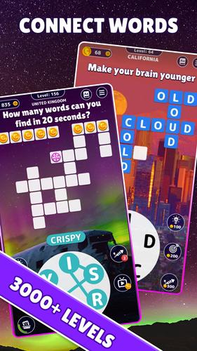 Word Maker: Words Games Puzzle スクリーンショット 1