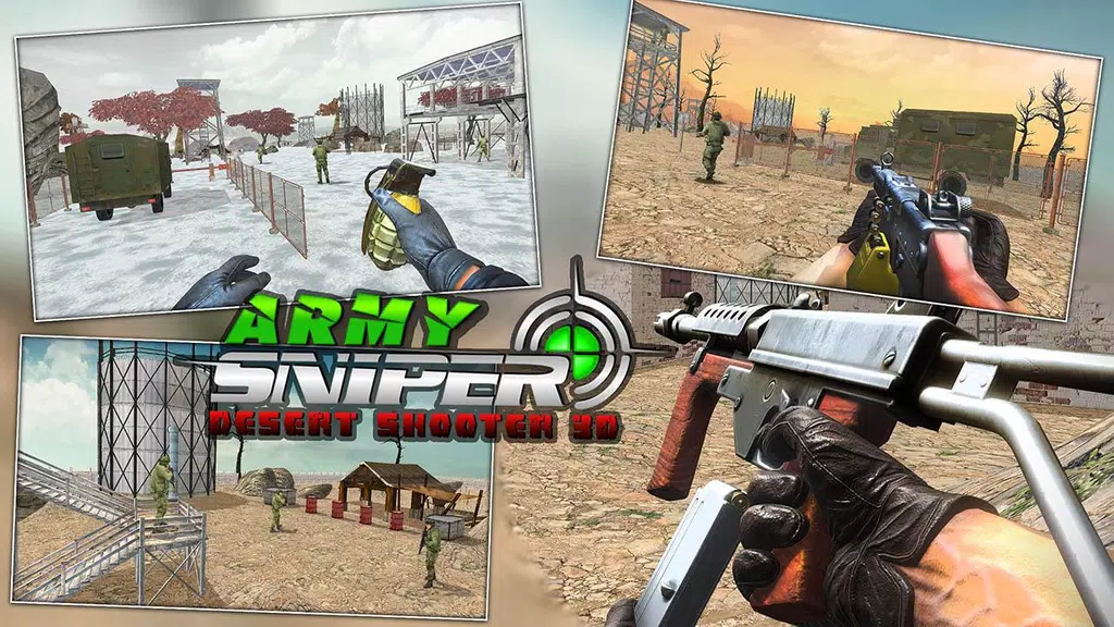 Army Sniper Desert 3D Shooter 2019应用截图第2张