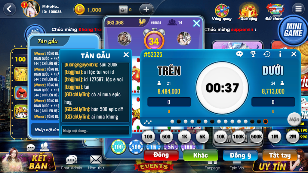 Epic JackPot: Đại gia Game bai Club Скриншот 3