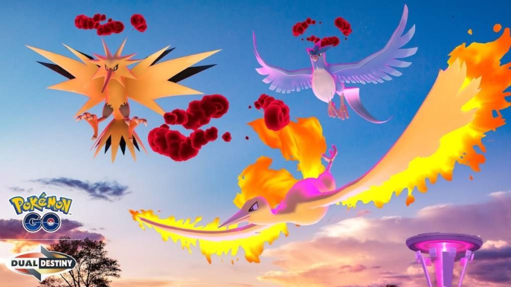 Dynamax-Moltres-Key-Art zu Legendary Flight