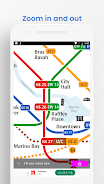 Singapore MRT Metro Map Ảnh chụp màn hình 2