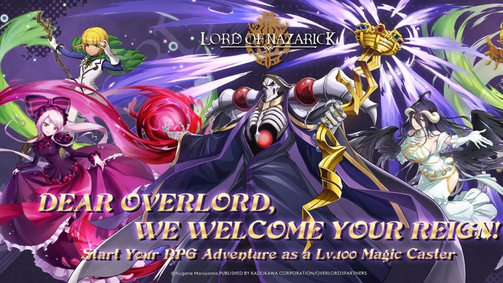 Crunchyroll annonce le jeu Overlord Mobile Lord Of Nazarick, la pré-inscription est désormais en ligne