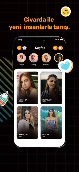 Around Find Friends Meet Zrzut ekranu 2