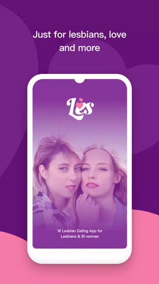 Les: Lesbian Dating & Chat App স্ক্রিনশট 0