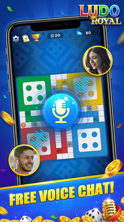 Ludo Royal - Happy Voice Chat ဖန်သားပြင်ဓာတ်ပုံ 0