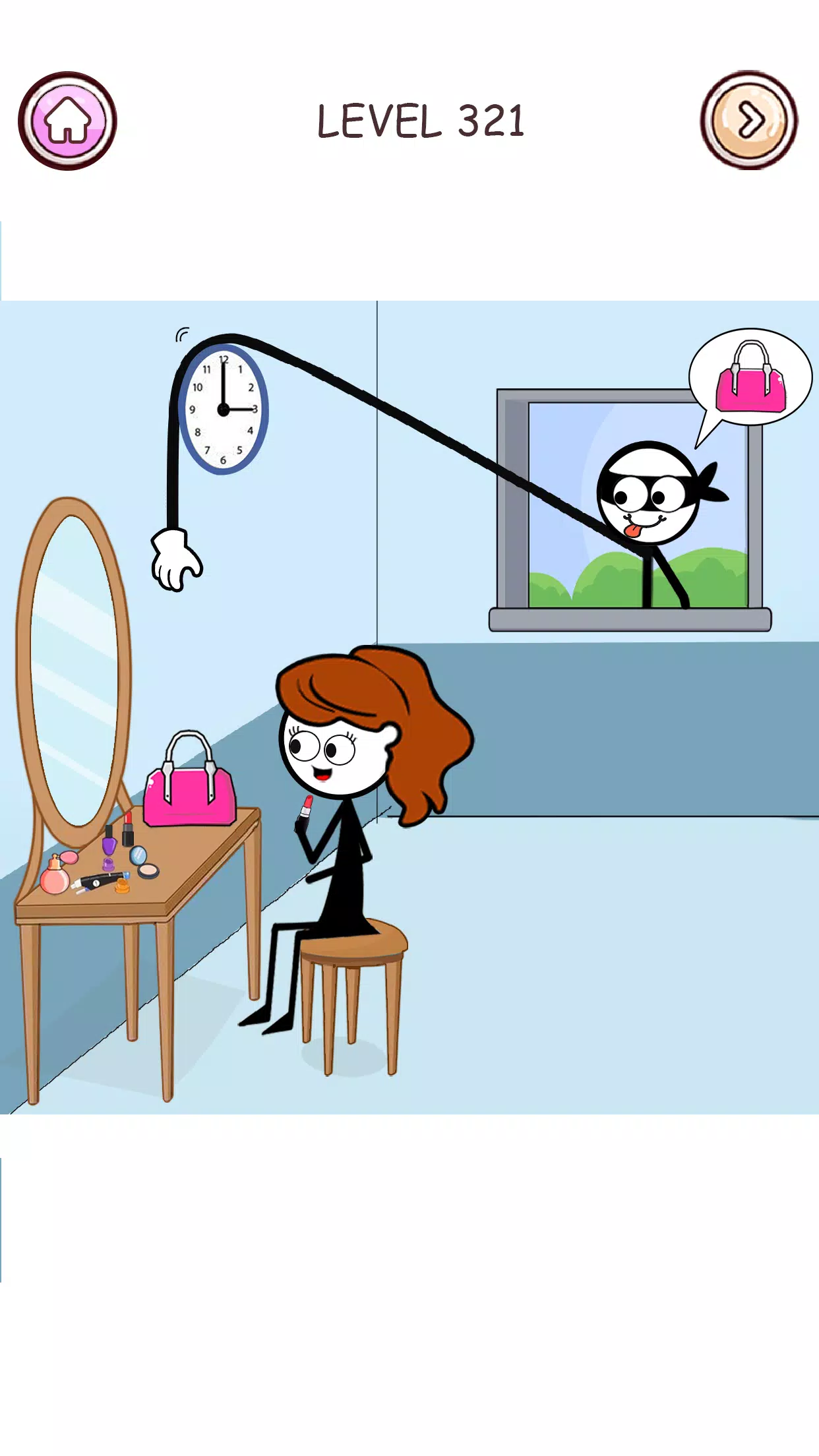 Stick Robber: Brain Puzzle স্ক্রিনশট 0