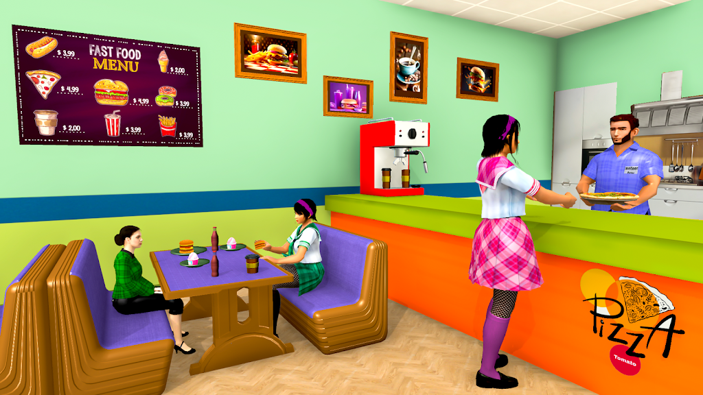 High School Girl Simulator 3D 스크린샷 1