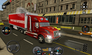 Euro Truck Transport Cargo Sim Скриншот 1