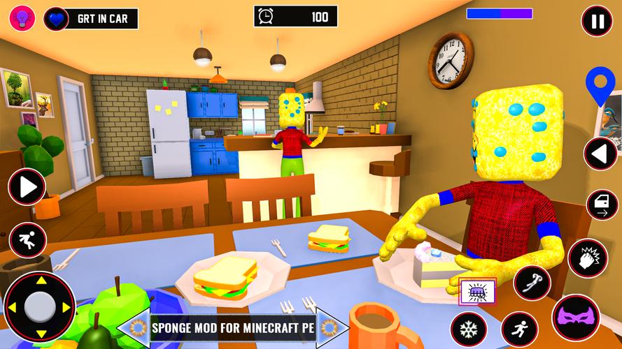Sponge Boy Adventure Hero Game ဖန်သားပြင်ဓာတ်ပုံ 0