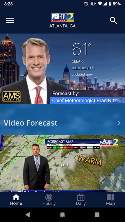 WSB-TV Weather 螢幕截圖 1