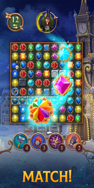 Clockmaker: Jewel Match 3 Game Скриншот 2