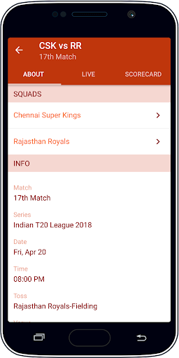 Live Cricket Score & News 螢幕截圖 3