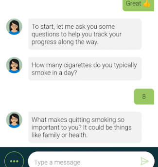 QuitBot ဖန်သားပြင်ဓာတ်ပုံ 1