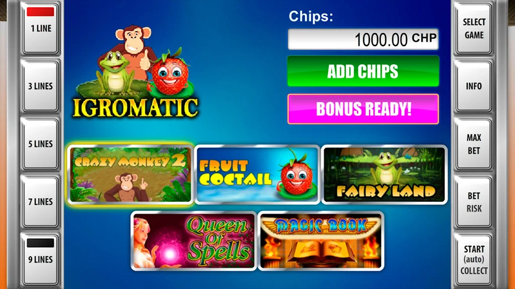 Igromatic casino slots machines ဖန်သားပြင်ဓာတ်ပုံ 0