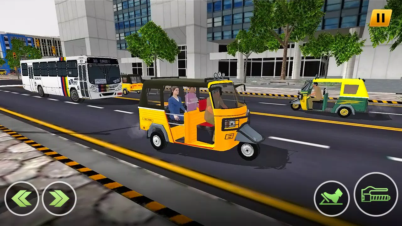 Tuk Tuk Rickshaw Auto Driving Capture d'écran 1