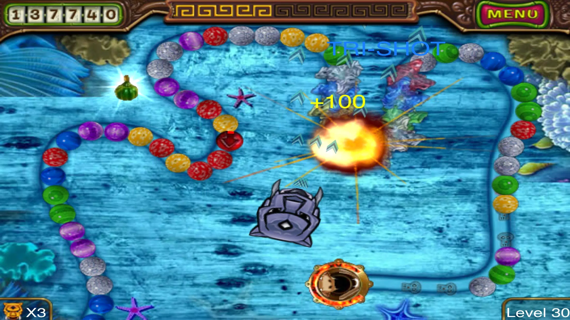 Zumba shooter vs snake Screenshot 2