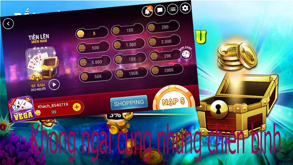 VEGA - Game danh bai doi thuong Capture d'écran 0