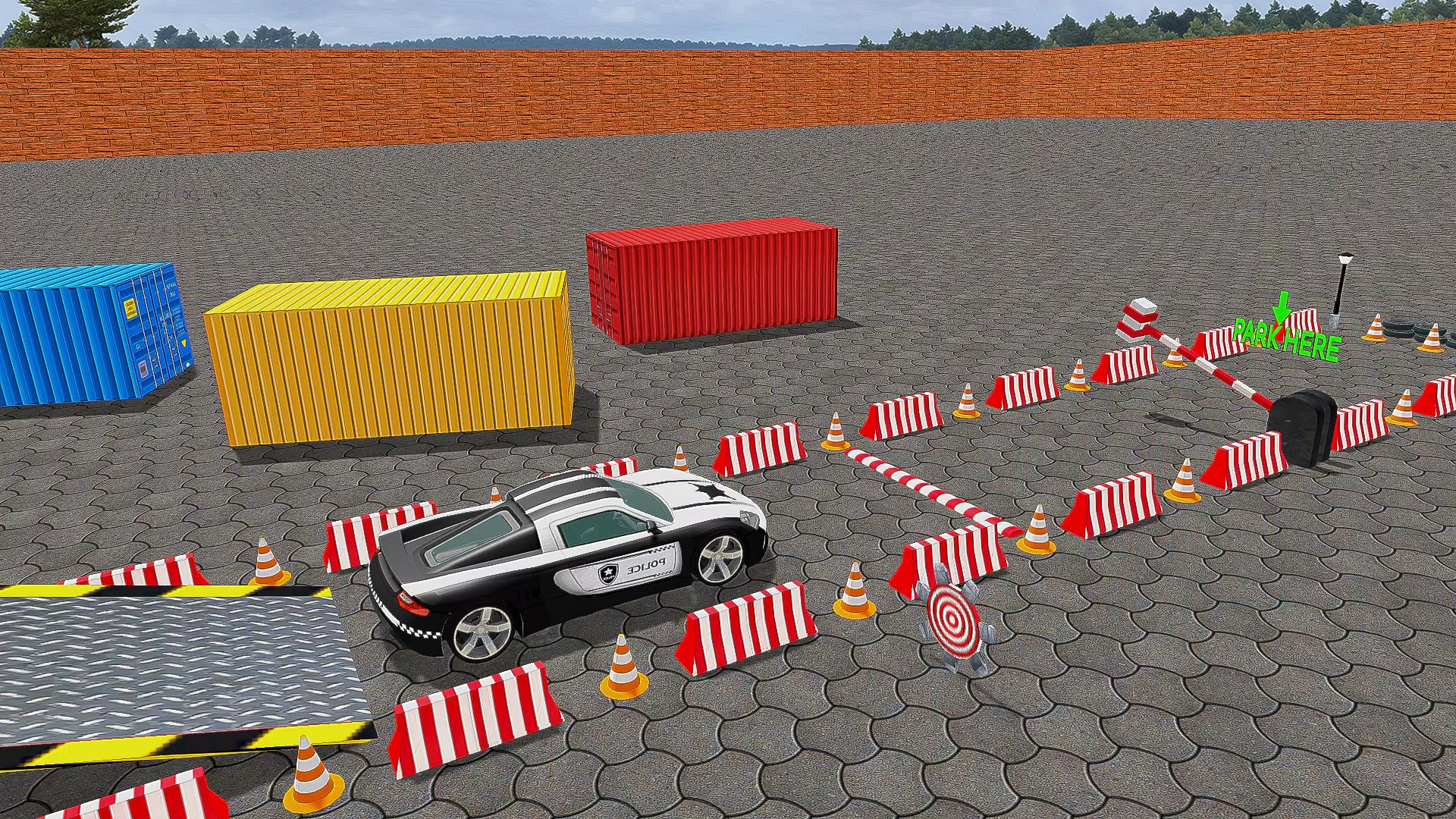 Police Car Parking Car Game 3D स्क्रीनशॉट 2