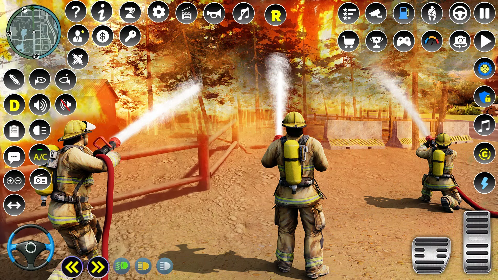 Firefighter :Fire Brigade Game Ảnh chụp màn hình 2