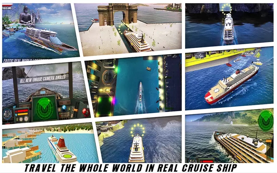 Big Cruise Ship Simulator ภาพหน้าจอ 0