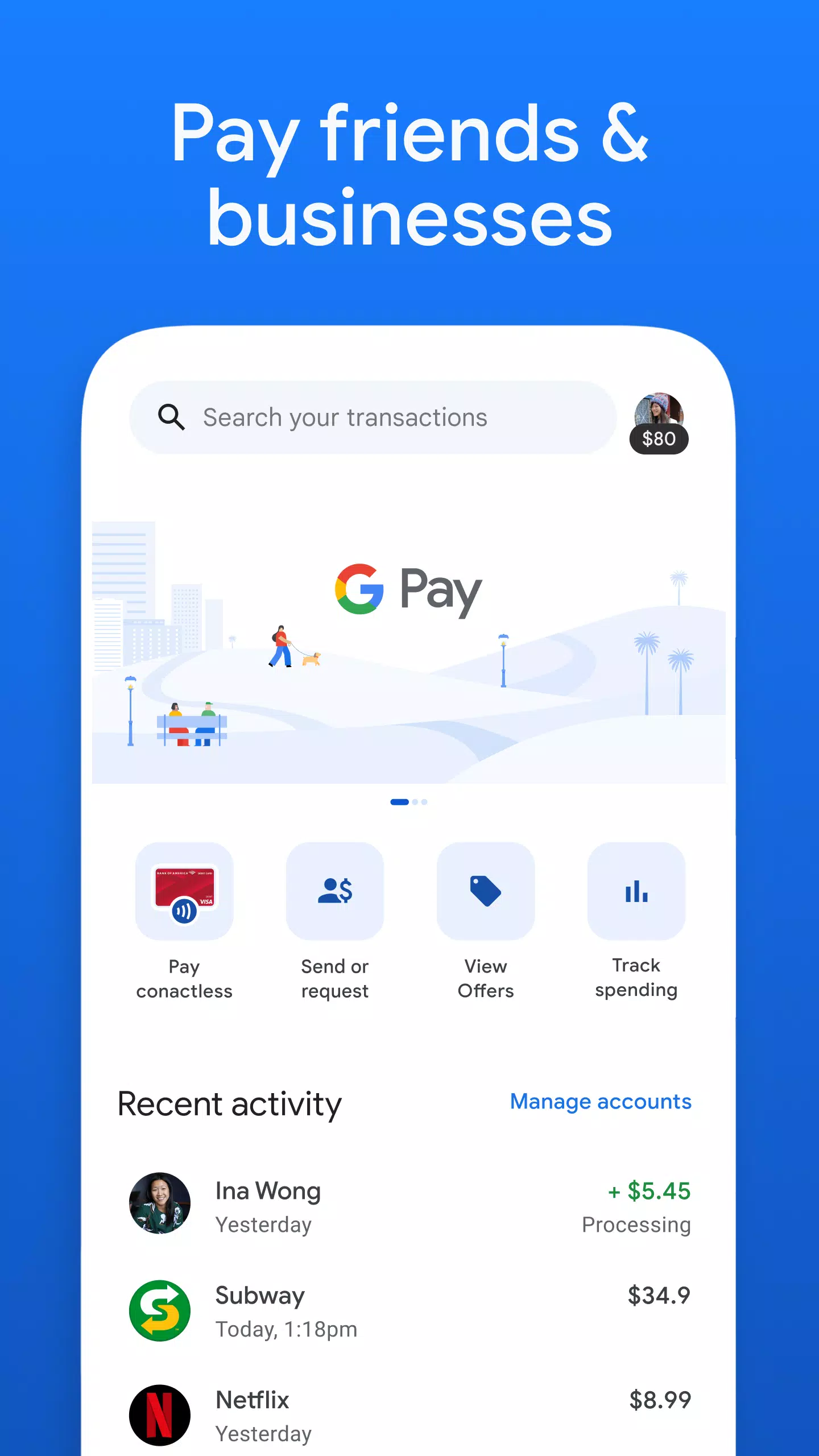 Google Pay: Save and Pay Screenshot 0