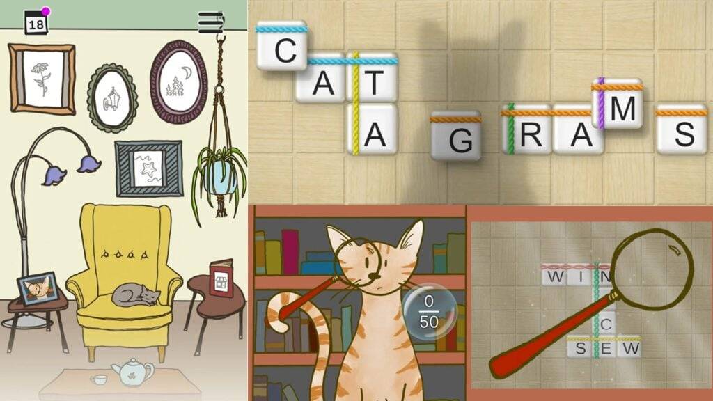 Правило кошек: игра Catagrams запускается на Android