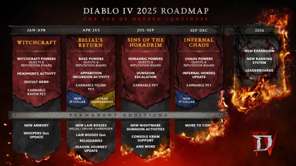 Diablo 4 Saison 8: Blizzard aborde la feuille de route, les mises à jour des arbres de compétences et les changements de passe de bataille