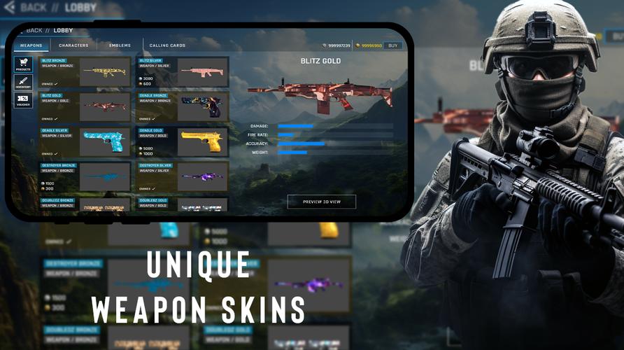 Shadowstrike FPS Captura de pantalla 3