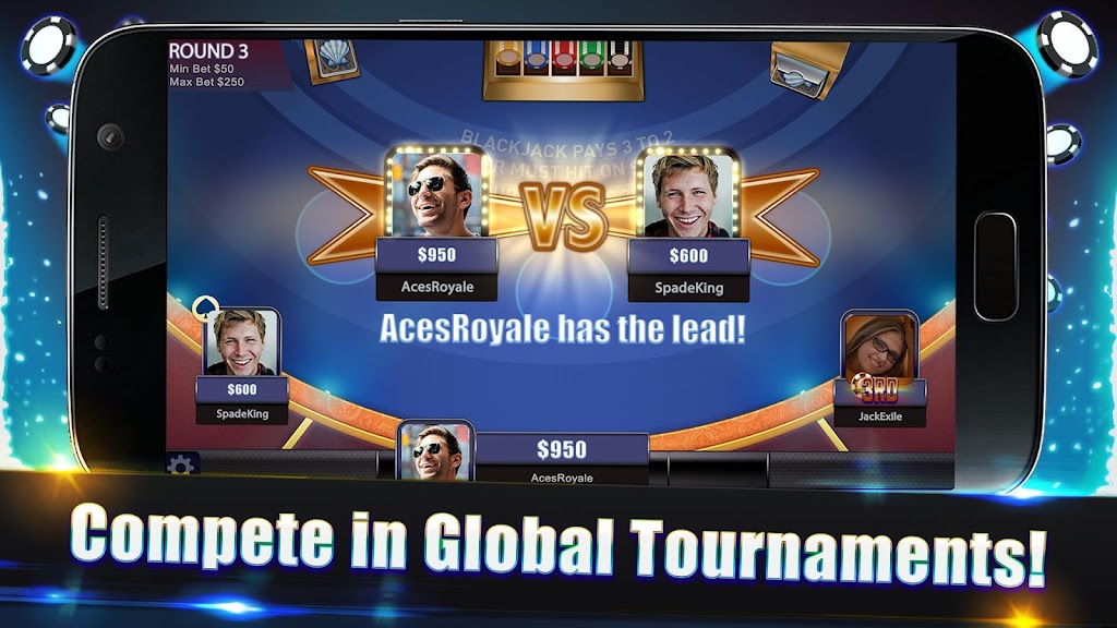 Schermata Blackjack Legends: 21 Online Multiplayer Casino 1