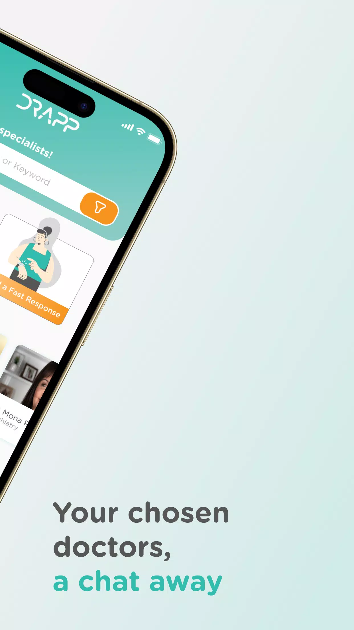 DRAPP –Telehealth Made Easy Captura de pantalla 1