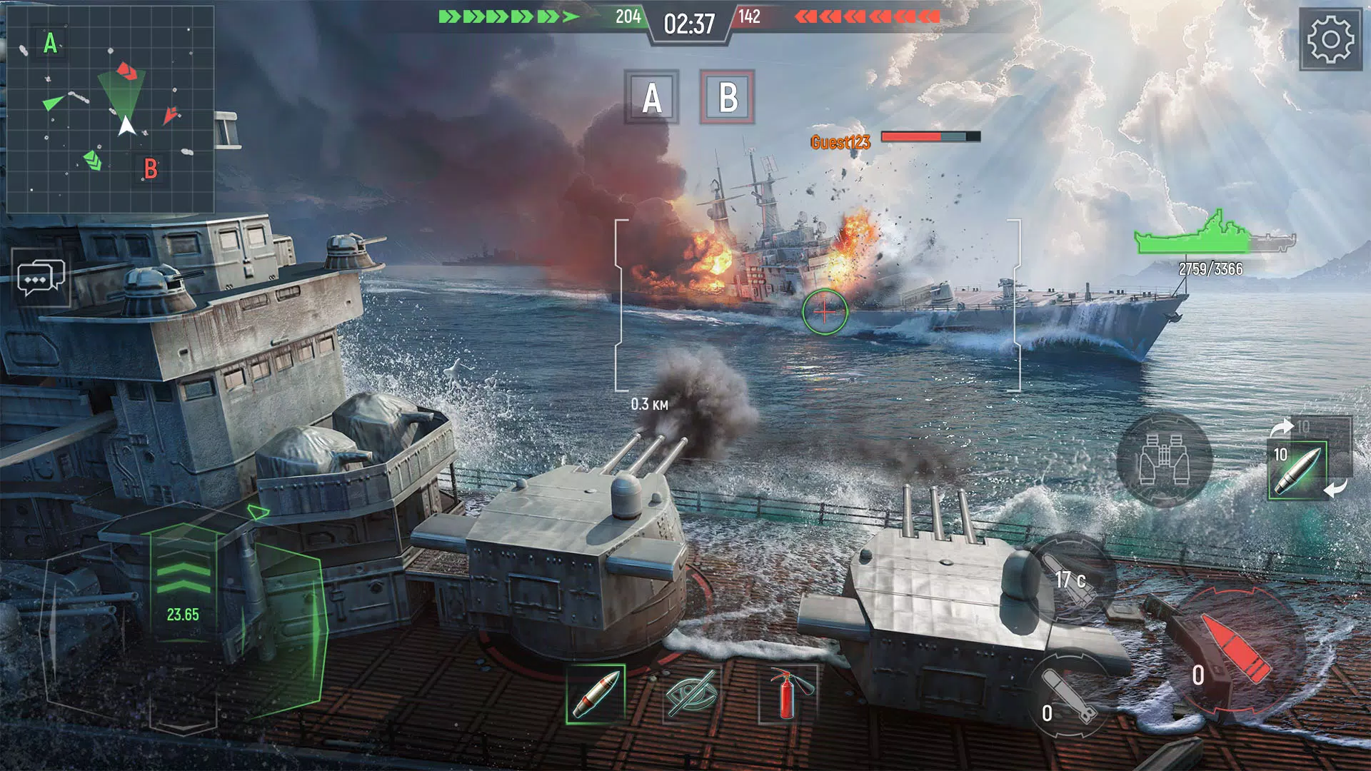 Force of Warships Zrzut ekranu 0