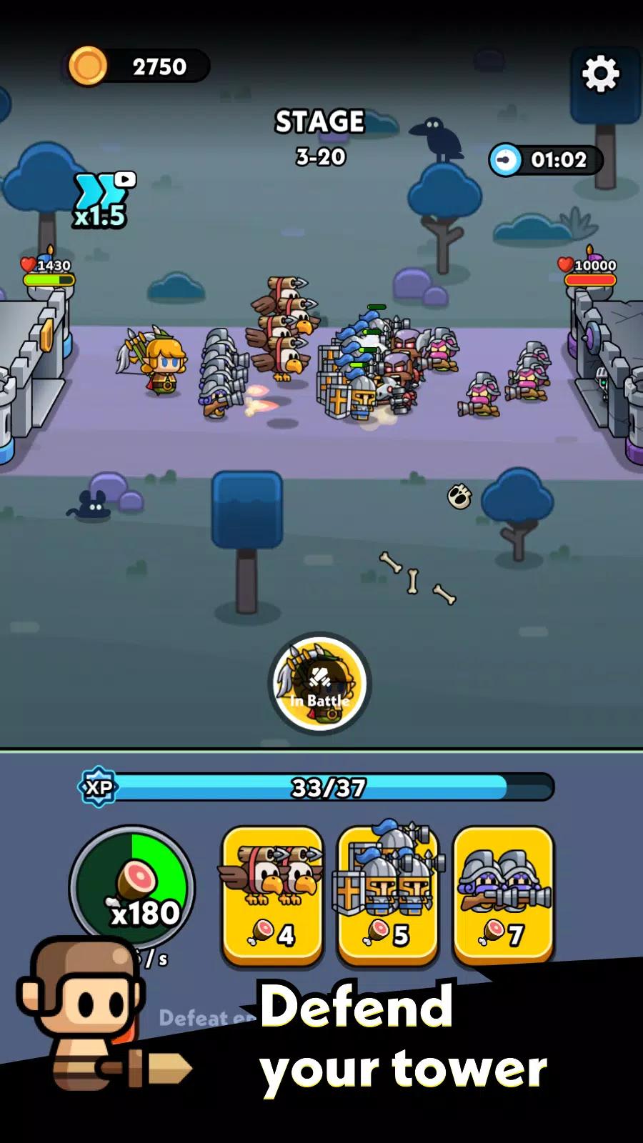 Tiny Warriors Go! Screenshot 2