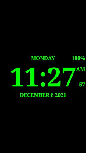 Digital Clock Live Wallpaper-7 স্ক্রিনশট 1