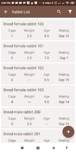 Quacha - Rabbit breeding manag应用截图第1张