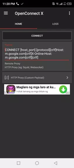 OpenConnect X for Android Capture d'écran 0