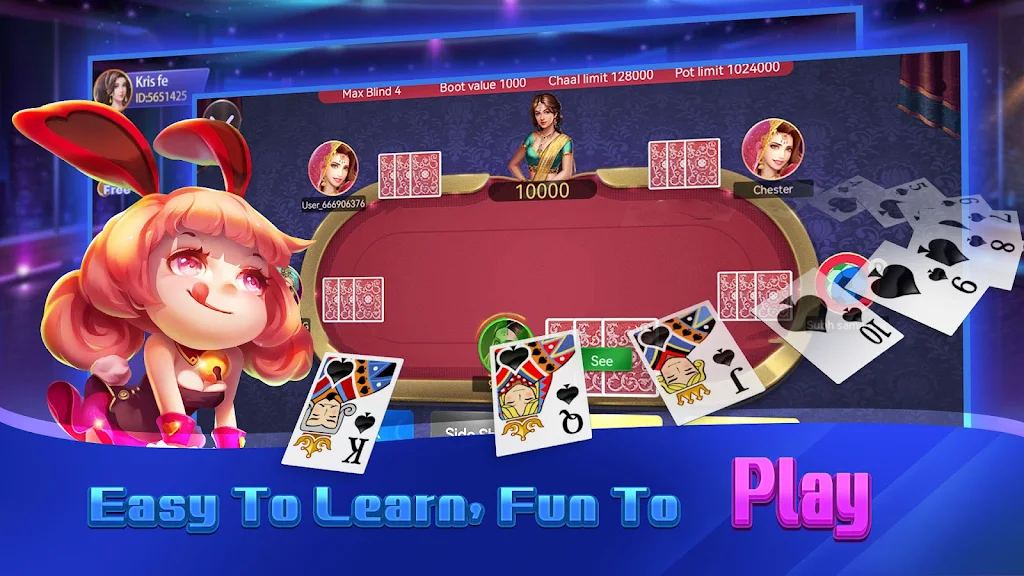 Teen Patti Glory - Online Game स्क्रीनशॉट 2