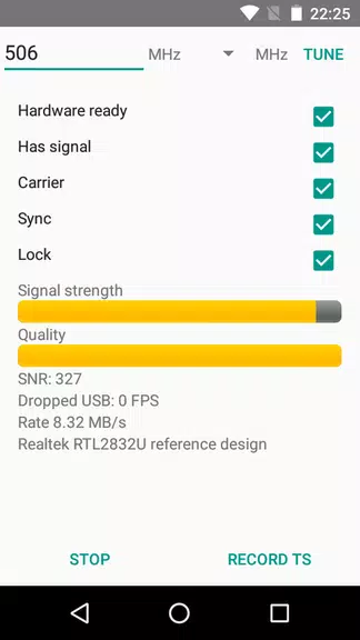 Schermata DVB-T Driver 1