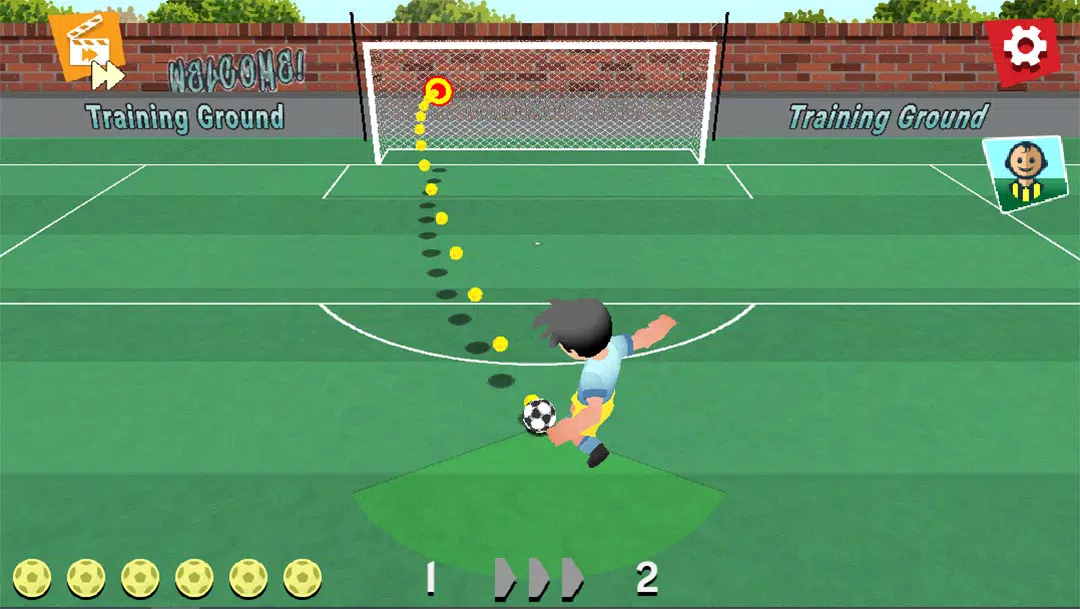 FreeKick Screamers - Football Capture d'écran 1