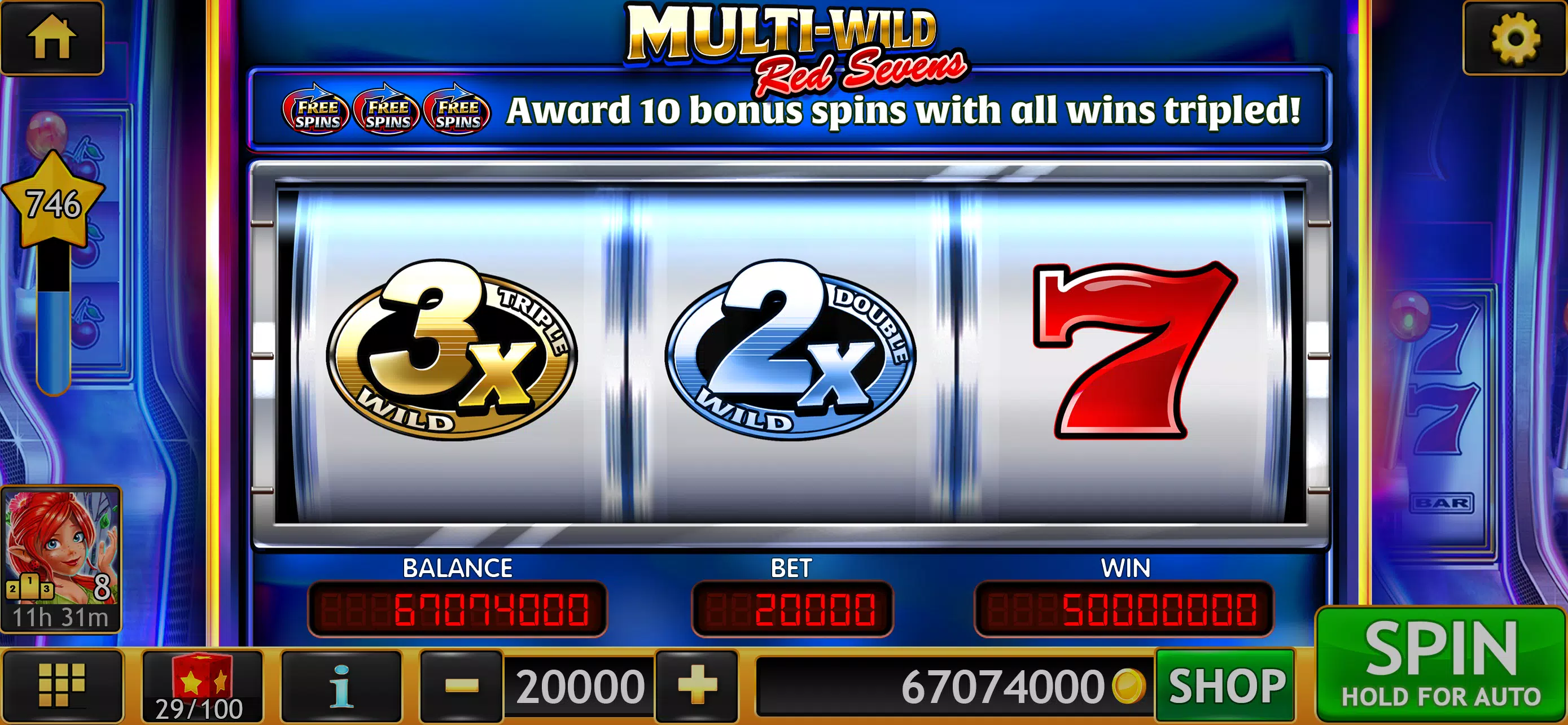 Schermata Wild Triple 777 Slots Casino 3