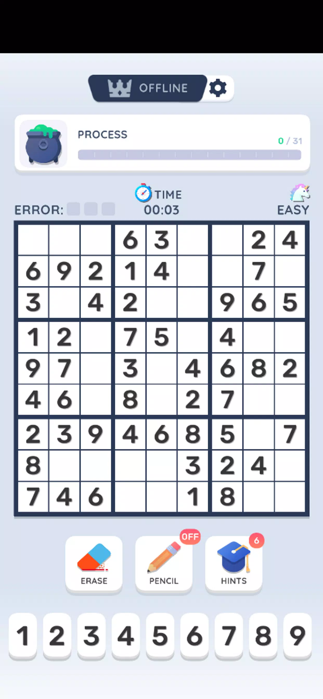 Sudoku Online ภาพหน้าจอ 1